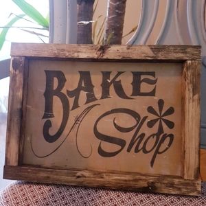 Wood sign home decor